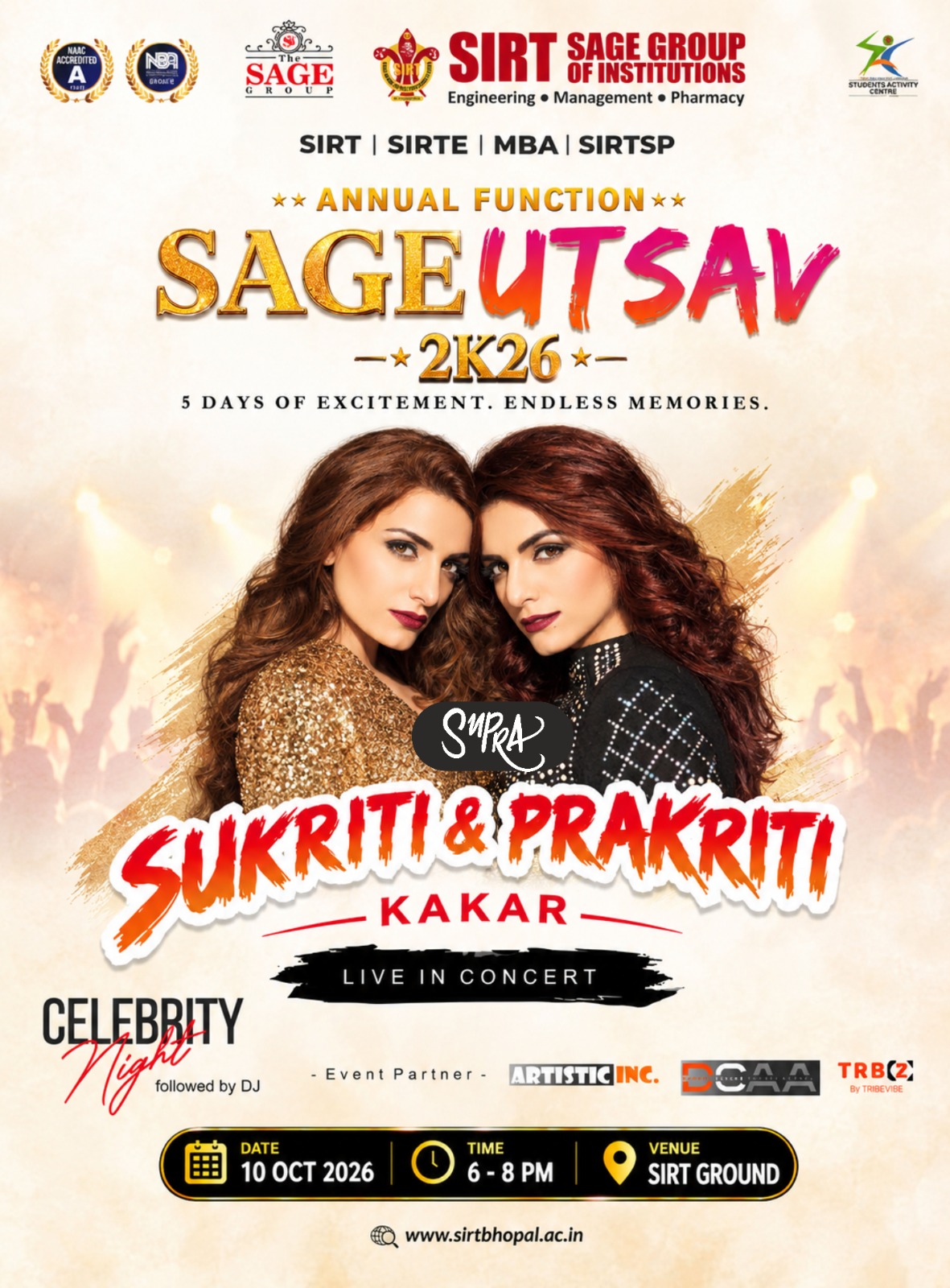 SAGE UTSAV 2K26 – A Grand Celebration of Talent, Creativity, Sports & Innovation